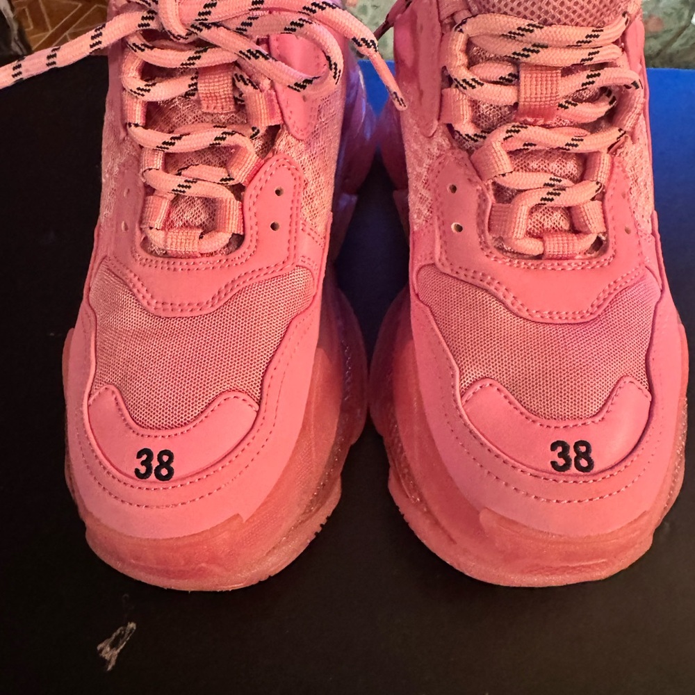 Balenciaga Pink Chunky Sneakers - Picture 7 of 7